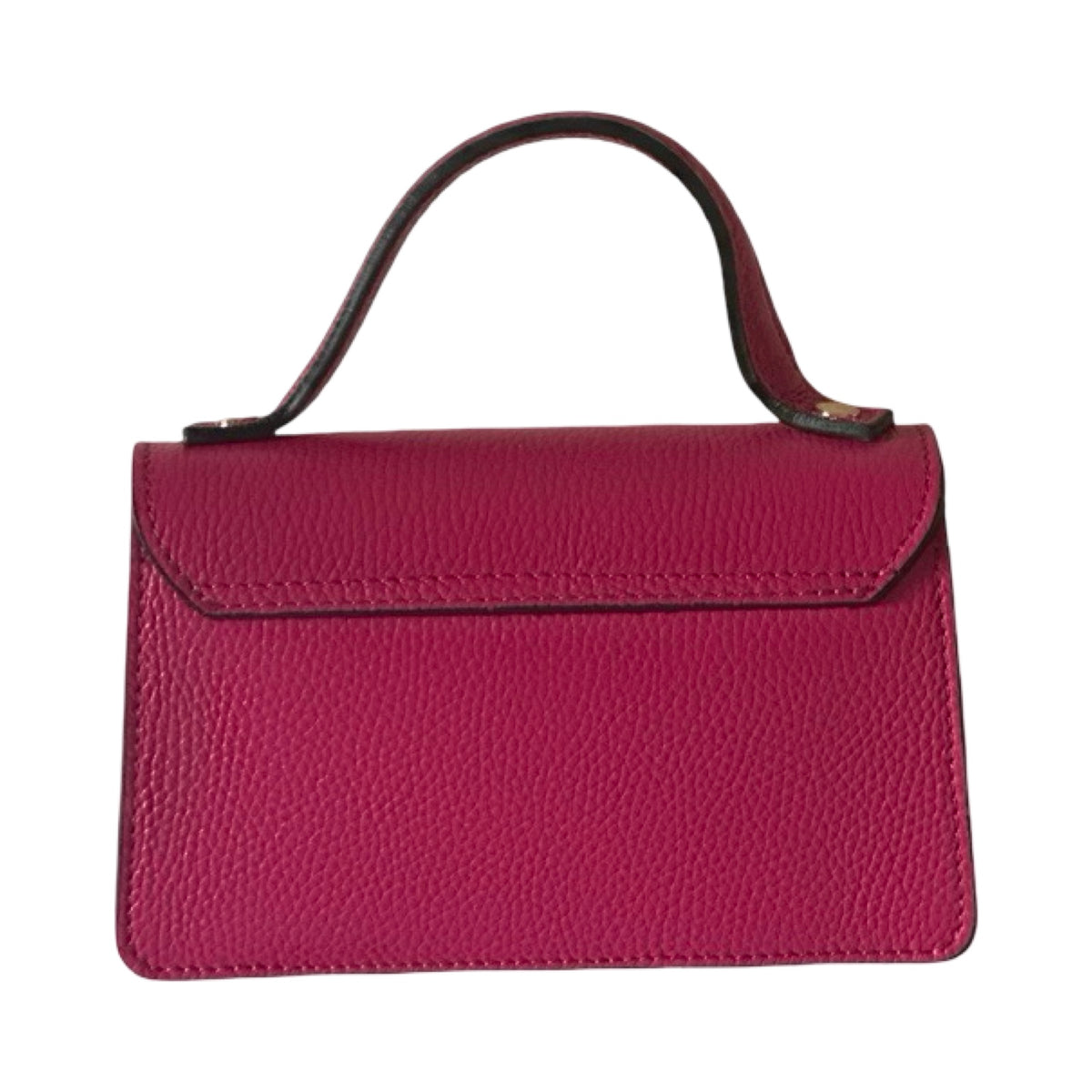 Made in Italy Leather Mini Top Handle Tote Bag
