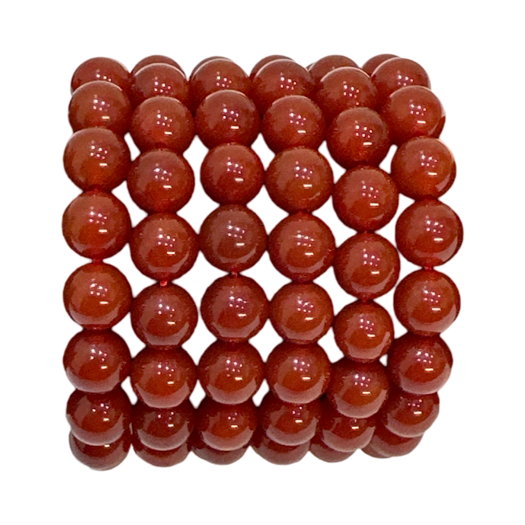Carnelian Natural Gemstone Bracelet Stack