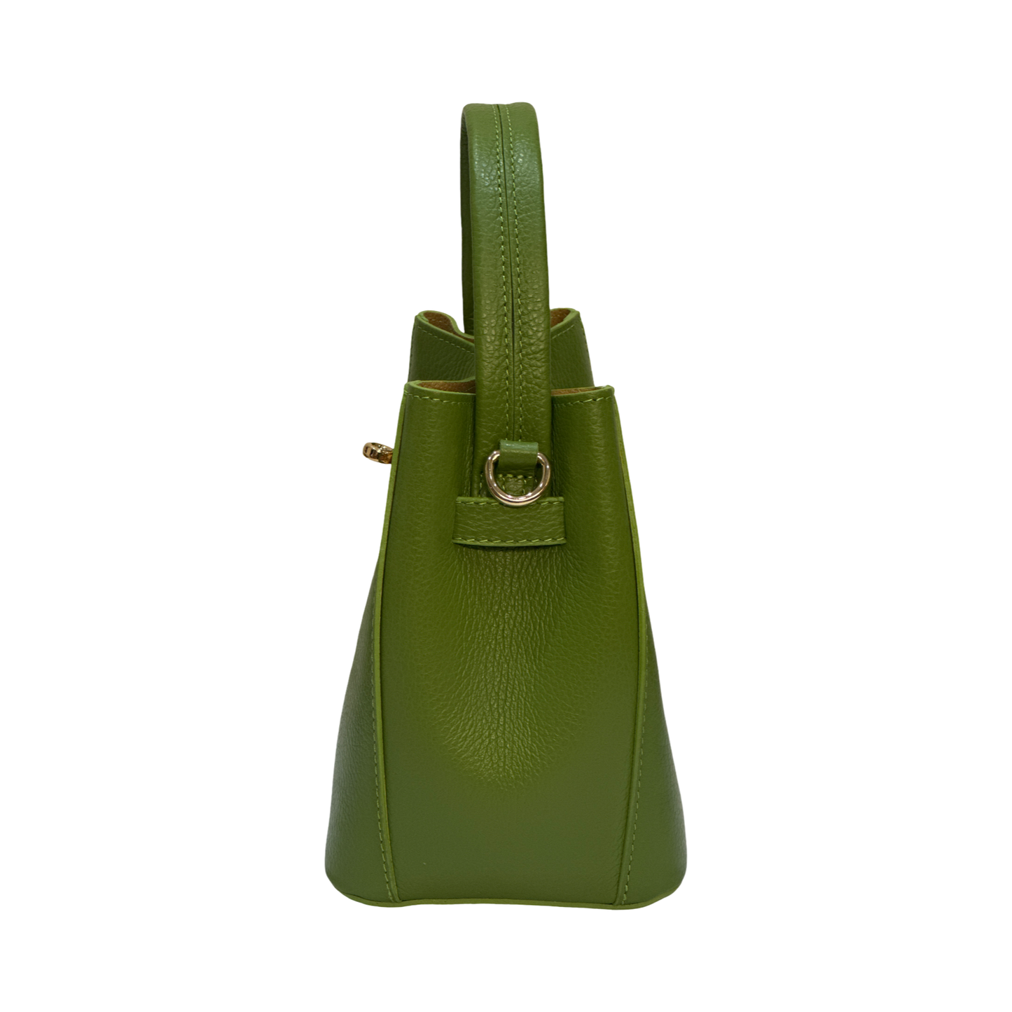 Small Leather Tote Bag Made in Italy
