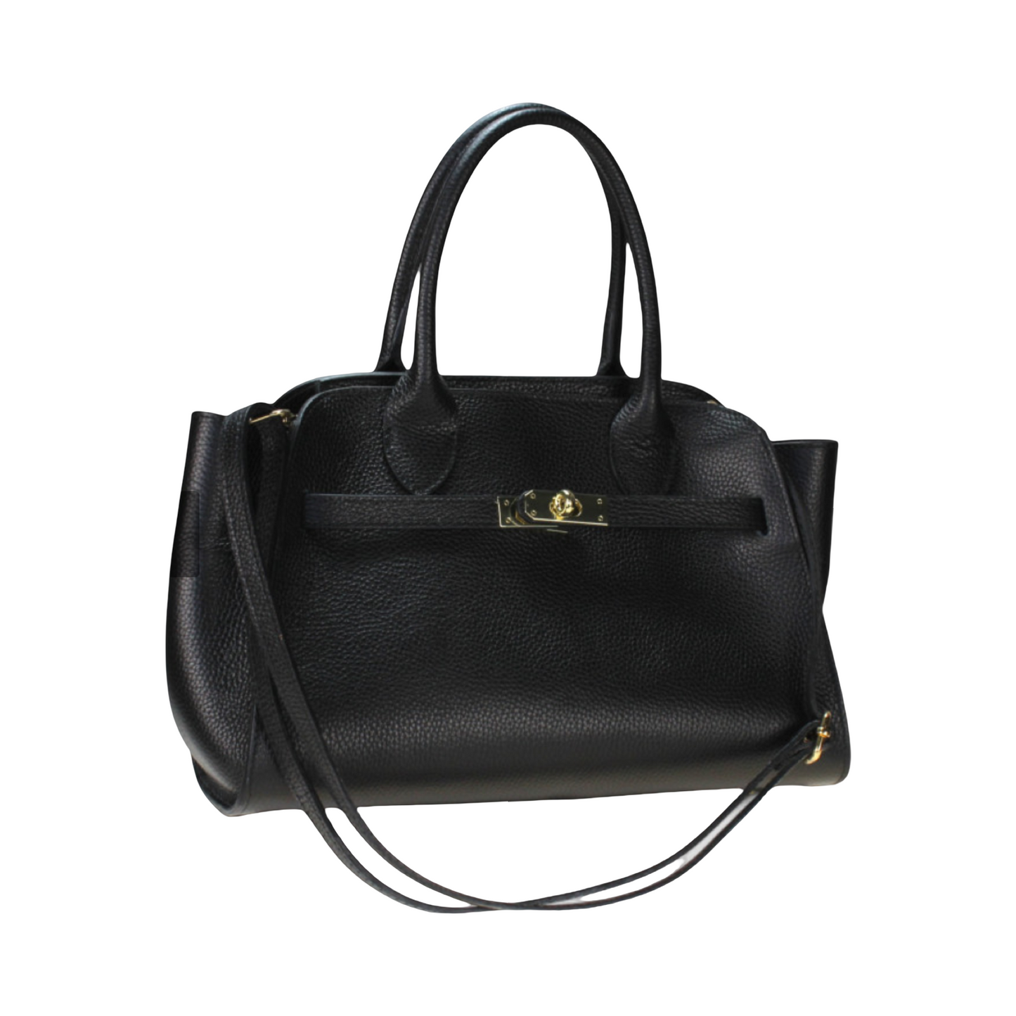 Handmade Medium Tote Italian Leather Top Handles Bag