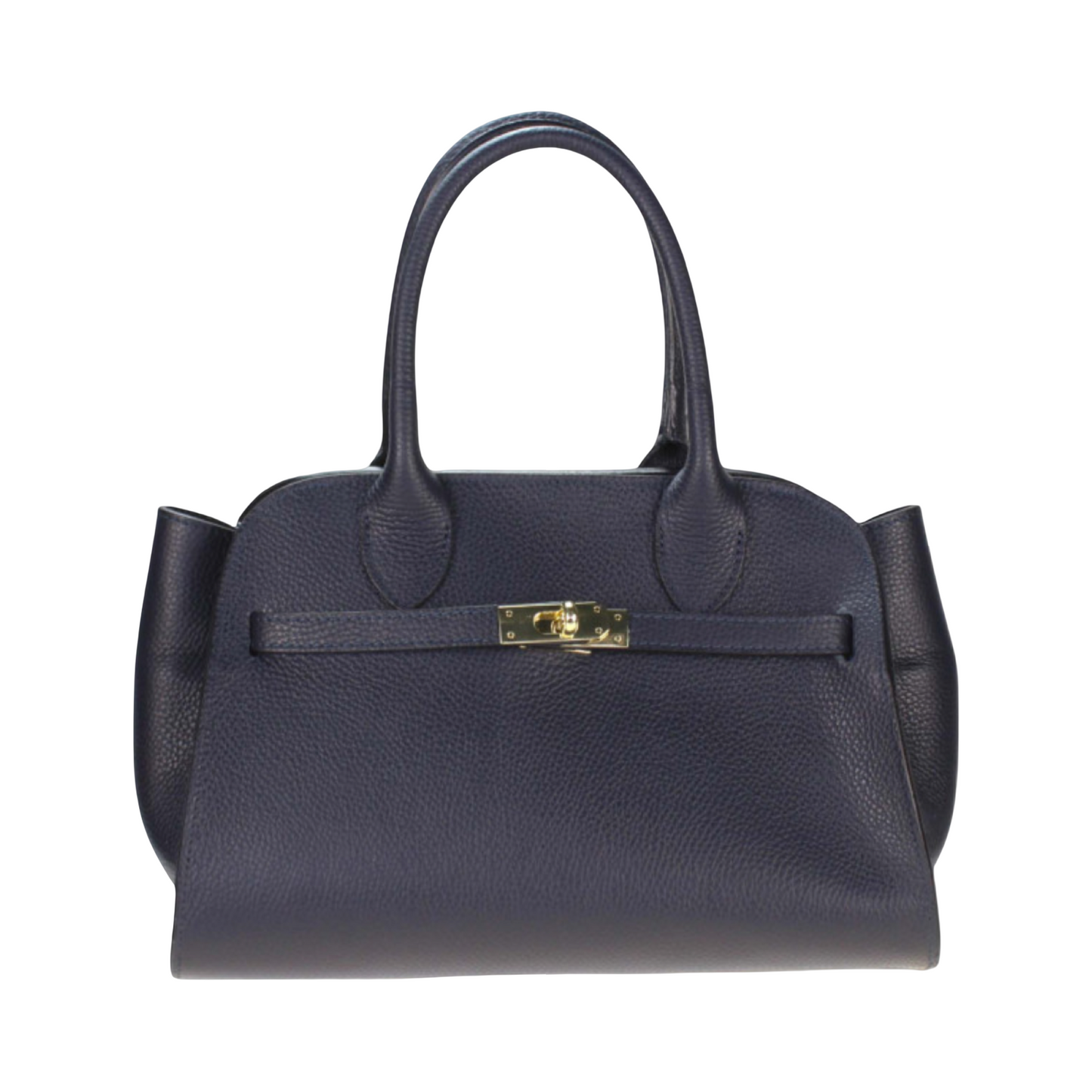 Handmade Medium Tote Italian Leather Top Handles Bag