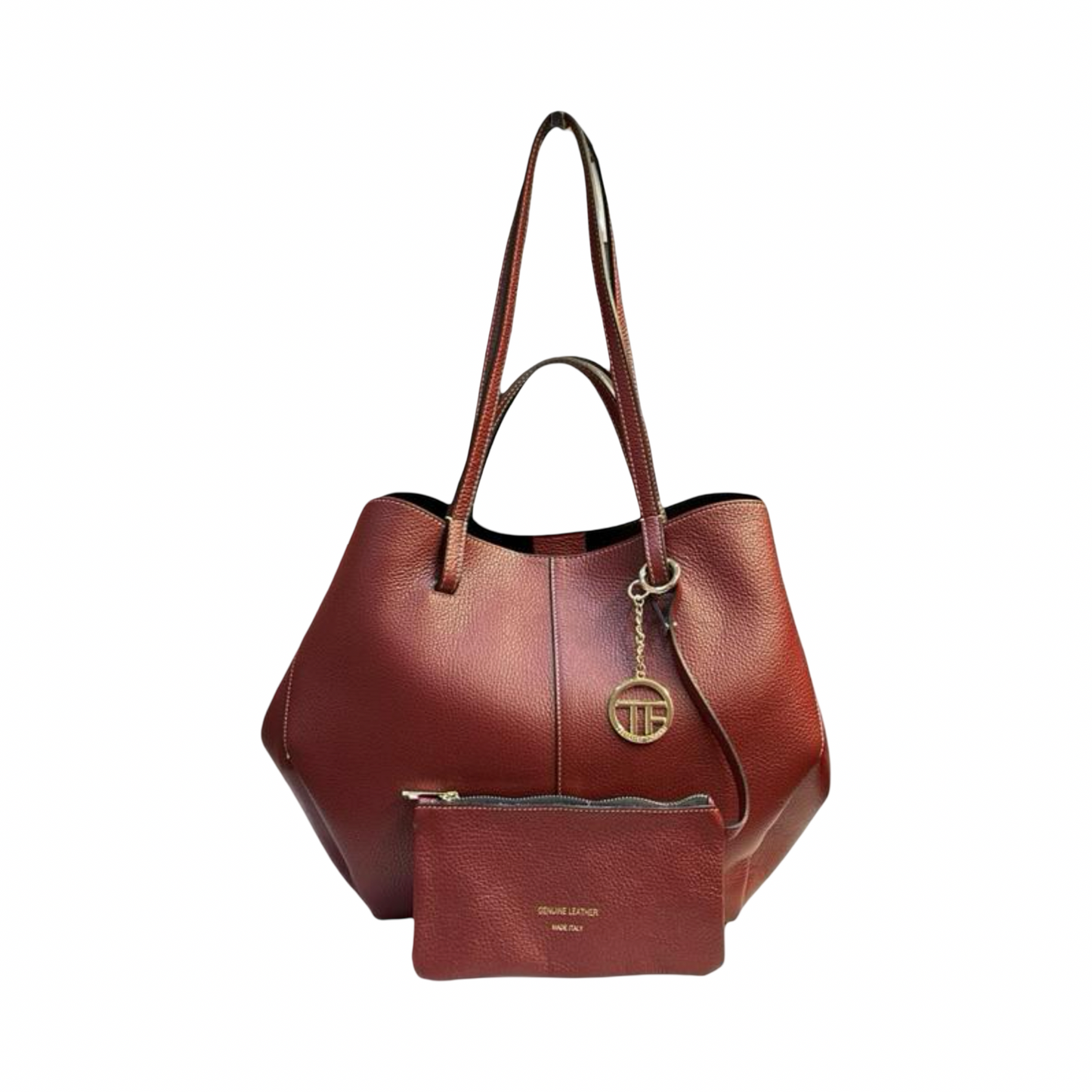 Oversized Italian Leather Tote Bag