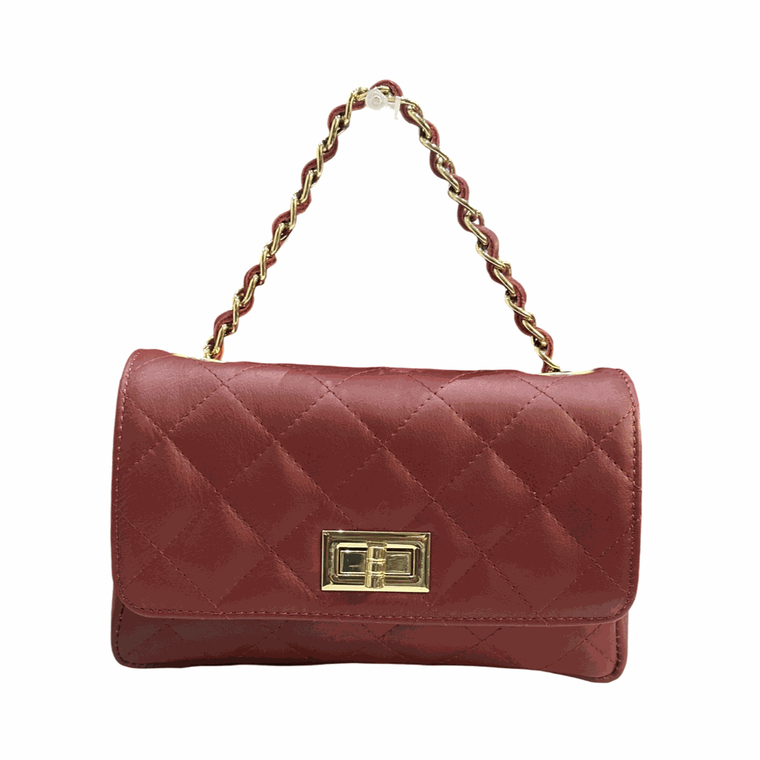 Quilted Crossbody Leather Bag