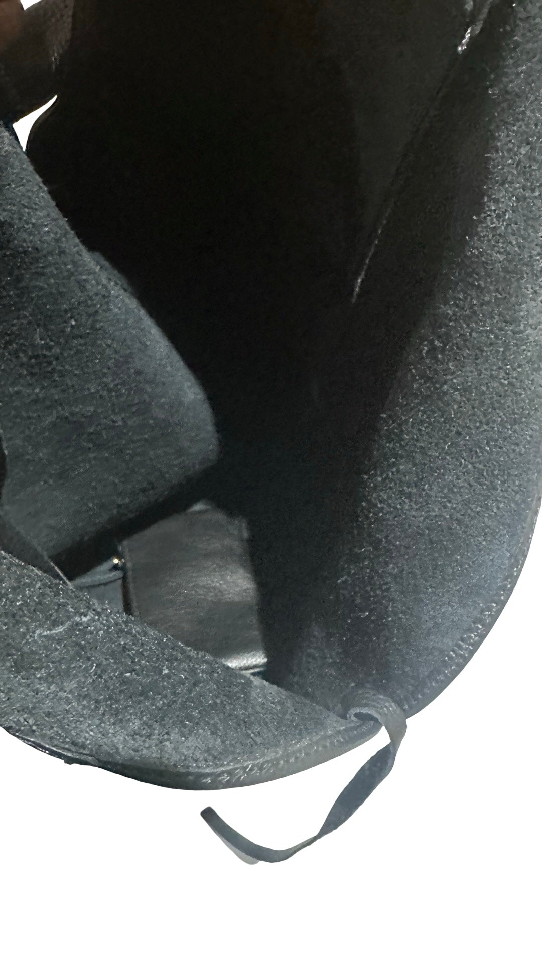 Oversized Black Italian Leather Hobo Shoulder Bag