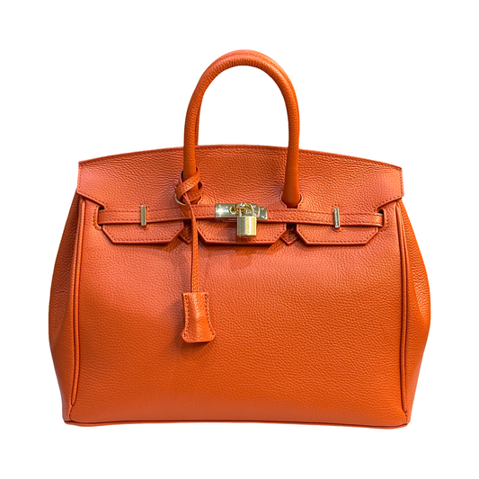 Teefamm Made in Italy Large Leather Tote Bag