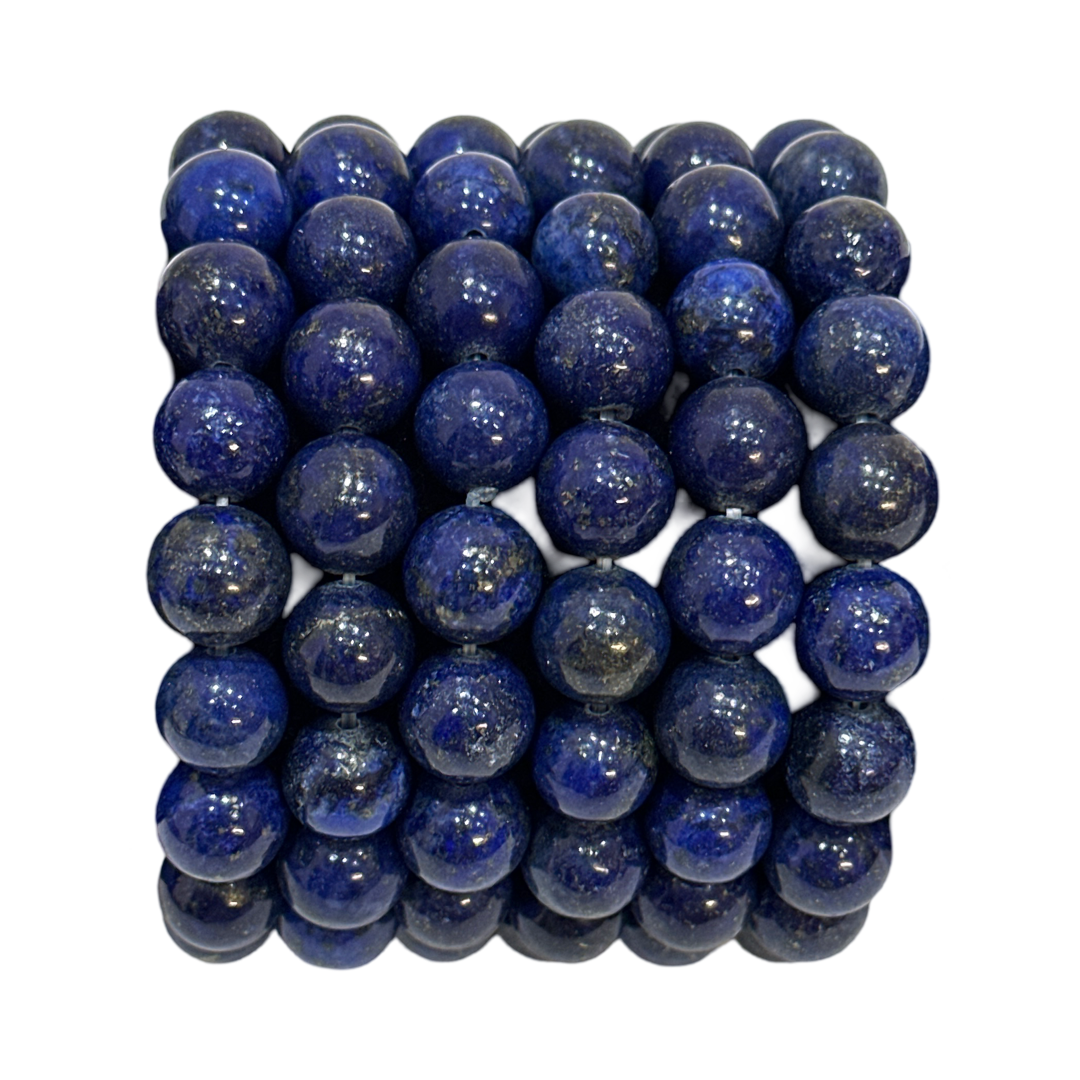 Lapis Rare Natural Gemstone Bracelet Stack