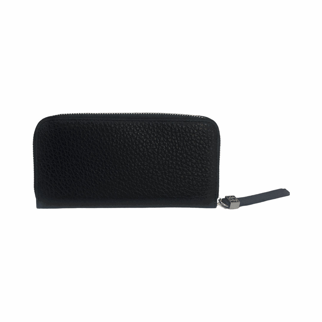 Sara Burglar Italian Leather Purse Back
