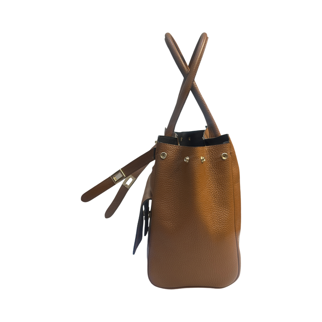 Tan Side Slim profile with expandable winged design