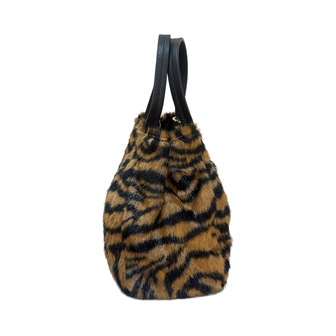 Tiger Medium Tote Bag Side