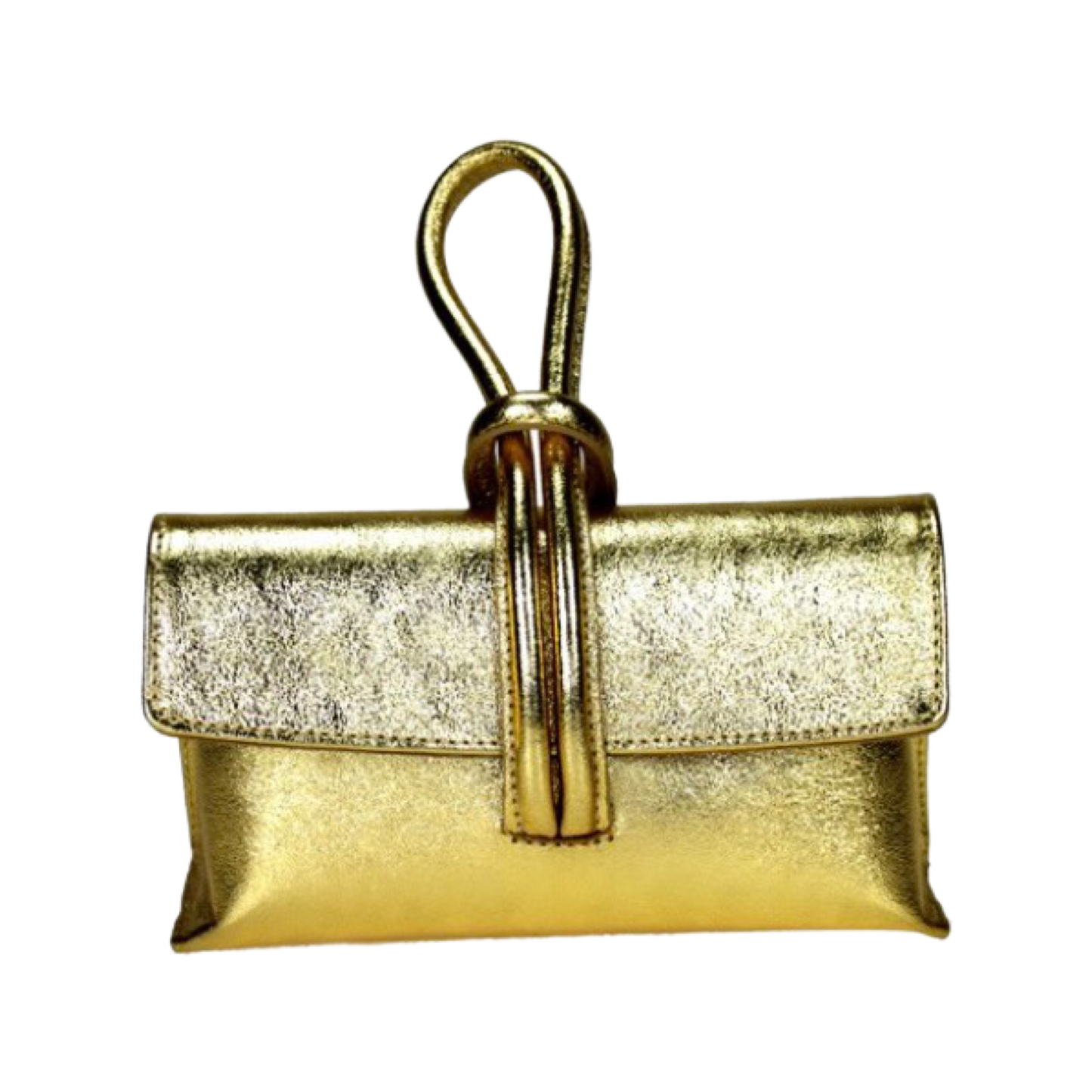 Leather tote bag with adjustable strap, calf leather, silver accessories, made in Italy.