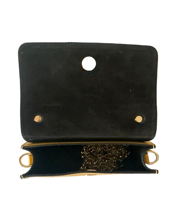 Made in Italy Leather Mini Top Handle Tote Bag