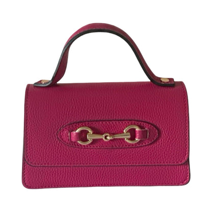 Made in Italy Leather Mini Top Handle Tote Bag