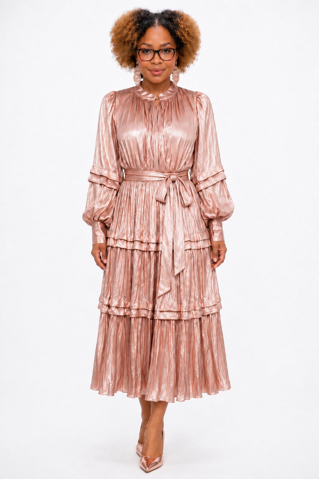 Organza Occasion Long Dress