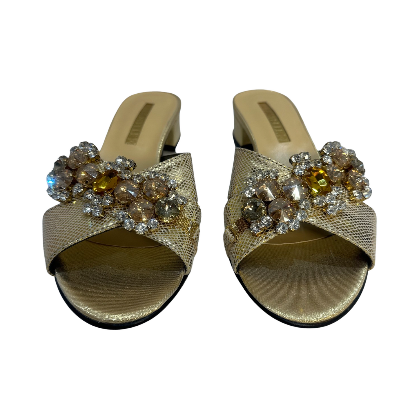 Rhinestone Flat Mules