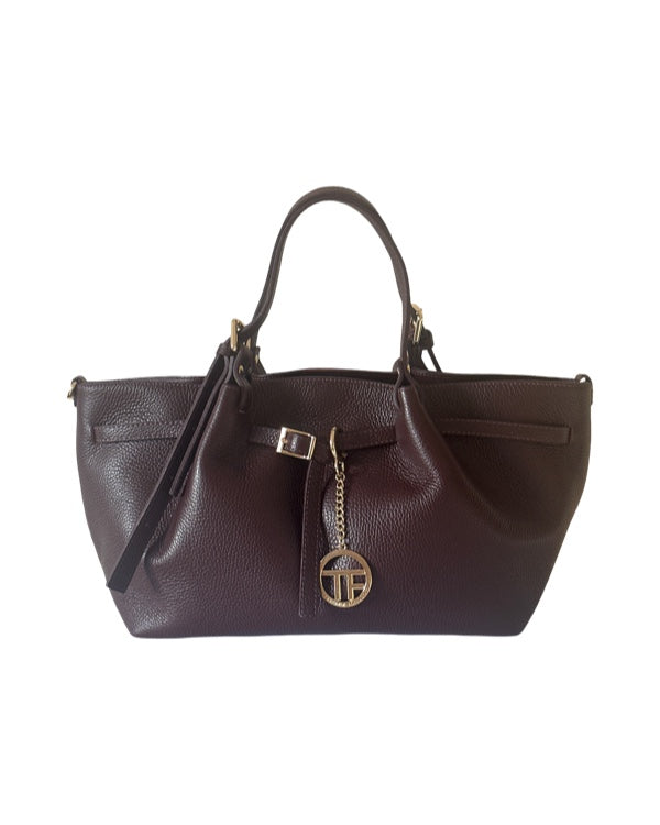 Luxury Italian Leather Large Tote Bag – Made in Italy