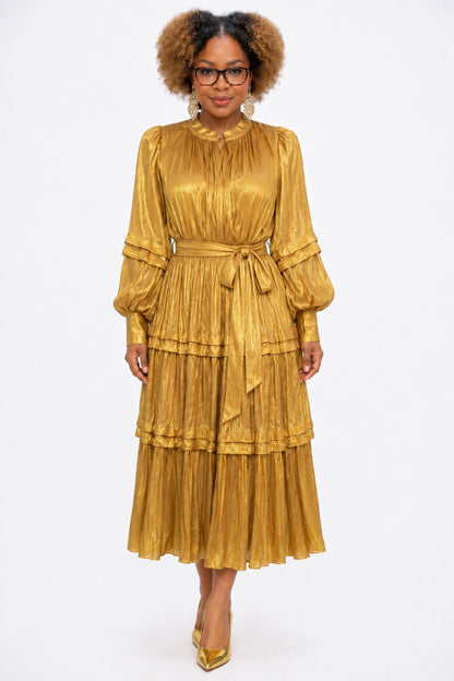 Organza Occasion Long Dress