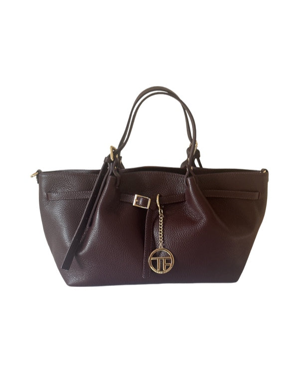 Luxury Italian Leather Large Tote Bag – Made in Italy