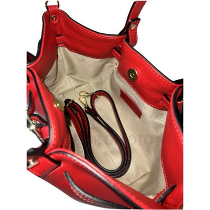 Luxury Italian Leather Medium Tote Bag – Made in Italy