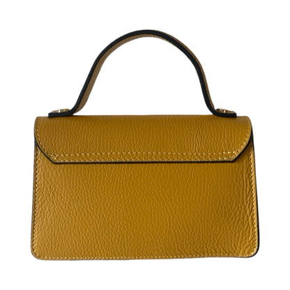 Made in Italy Leather Mini Top Handle Tote Bag