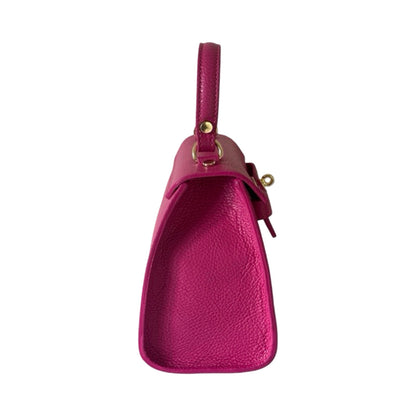 Made in Italy Leather Small Top Handle Tote Bag