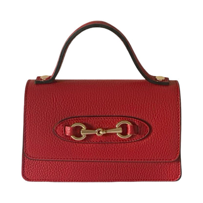 Made in Italy Leather Mini Top Handle Tote Bag