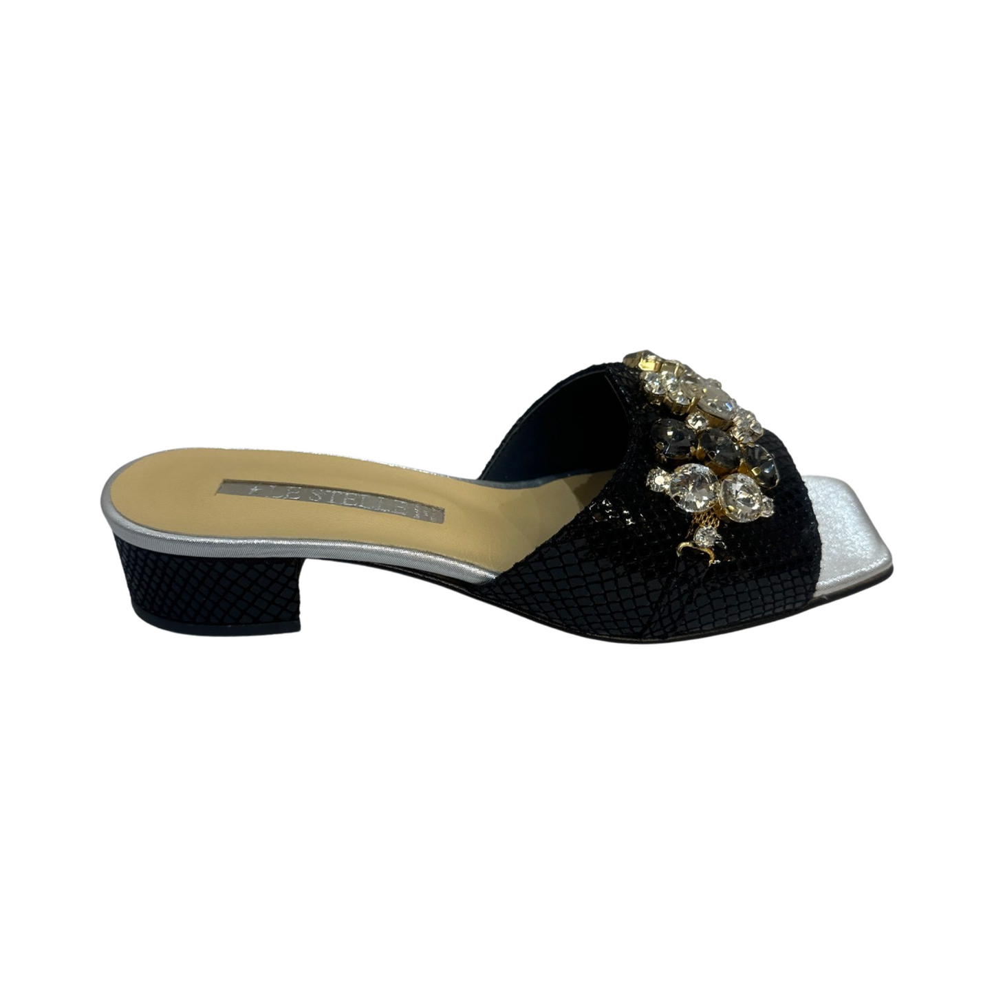 Rhinestone Flat Mules