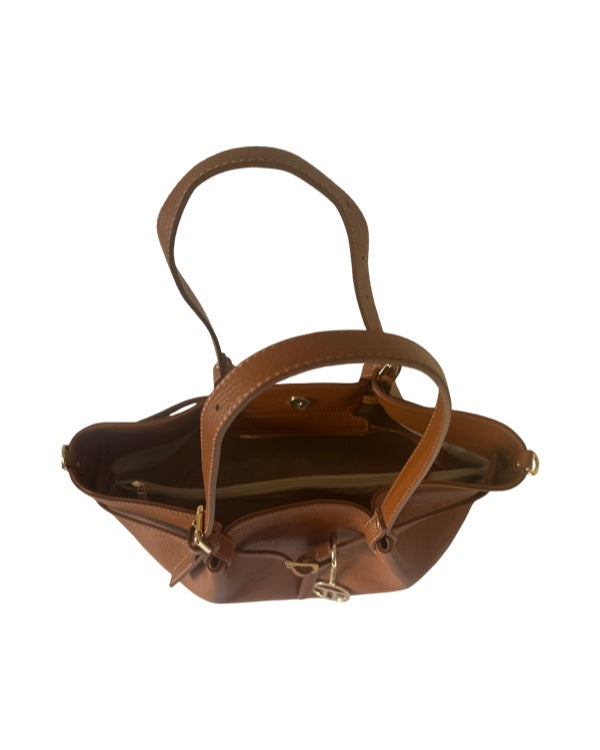 Luxury Italian Leather Large Tote Bag – Made in Italy
