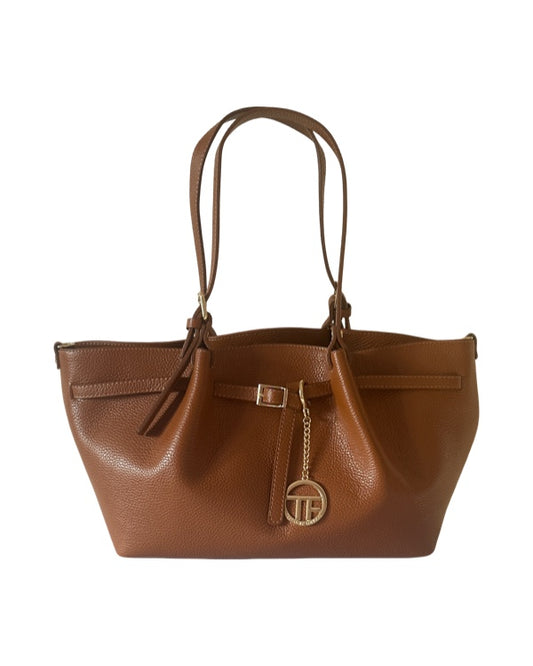 Luxury Italian Leather Large Tote Bag – Made in Italy
