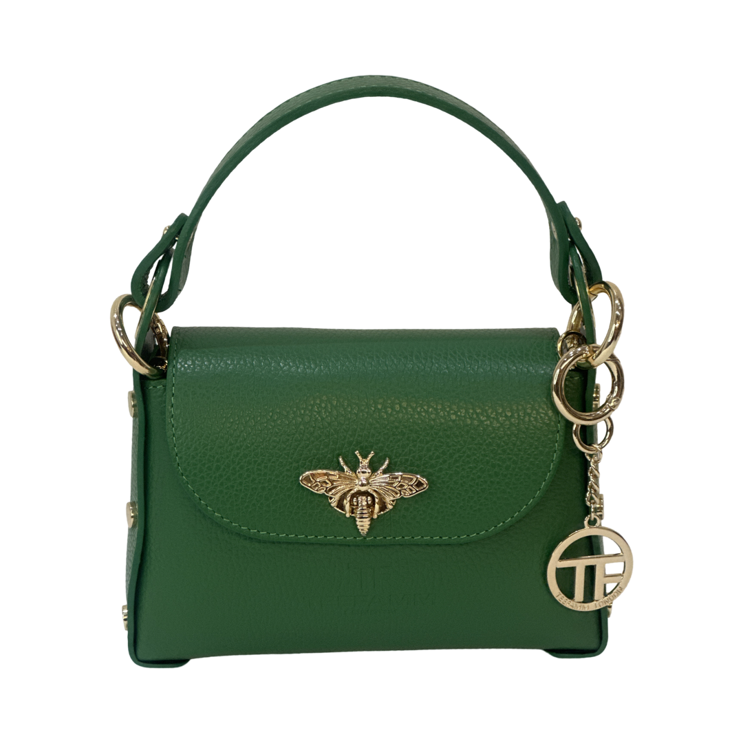 Green_Teefamm_Mini_Leather_Tote_Bag_front