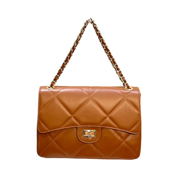 Quilted Crossbody Leather Bag