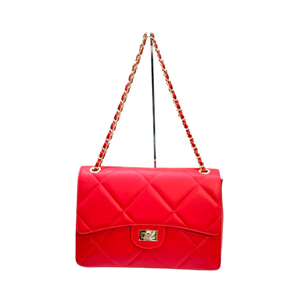 Quilted Crossbody Leather Bag