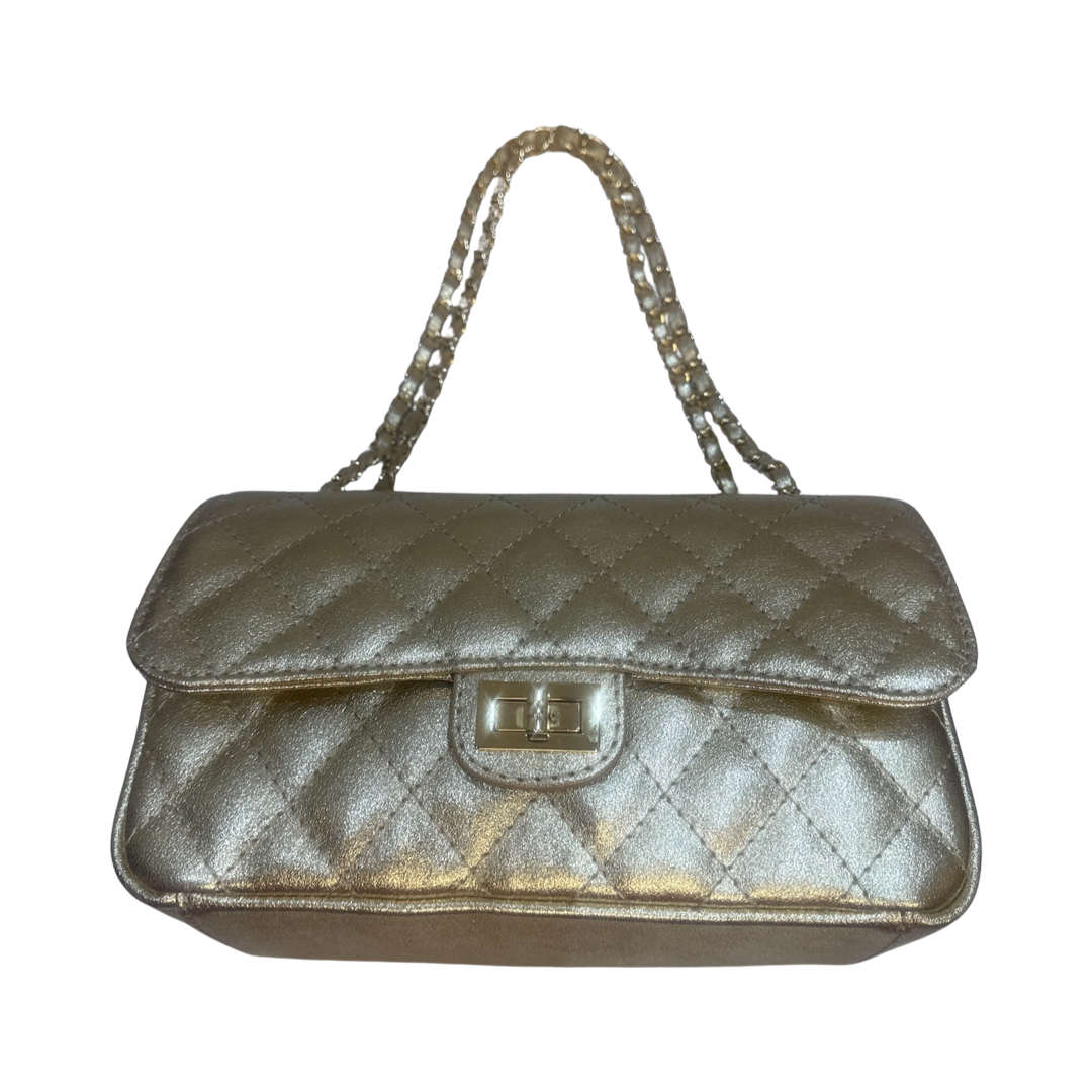 Quilted Crossbody Leather Bag