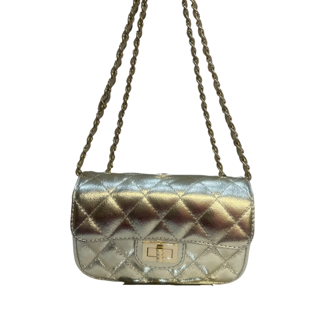 Quilted Crossbody Leather Bag