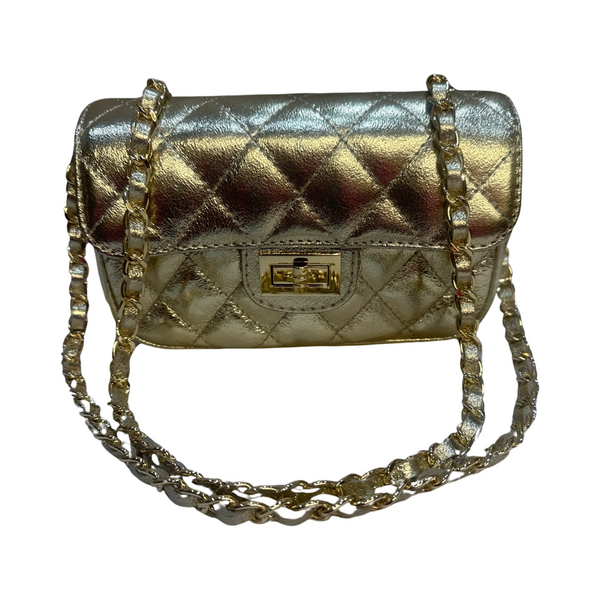 Quilted Leather Small Shoulder Bag