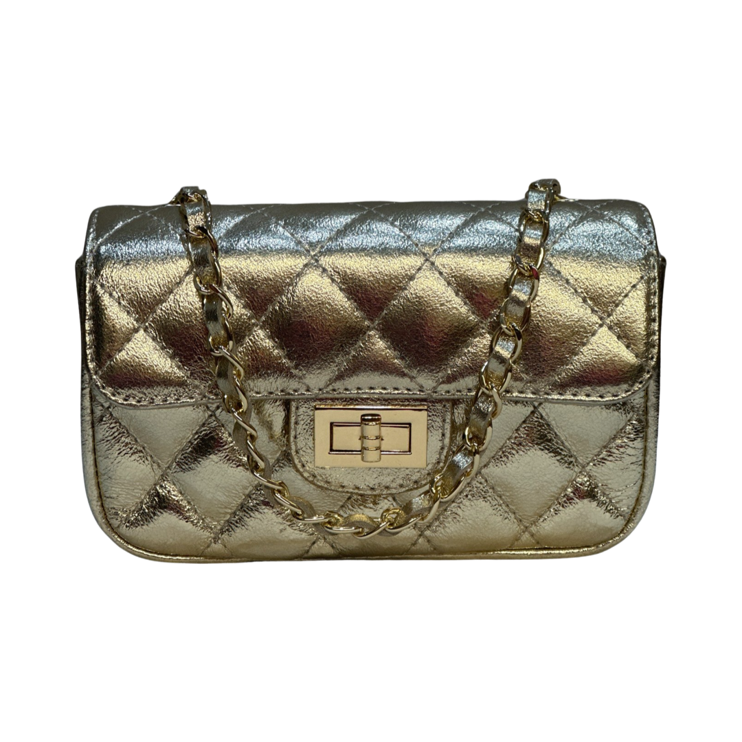 Quilted Crossbody Leather Bag