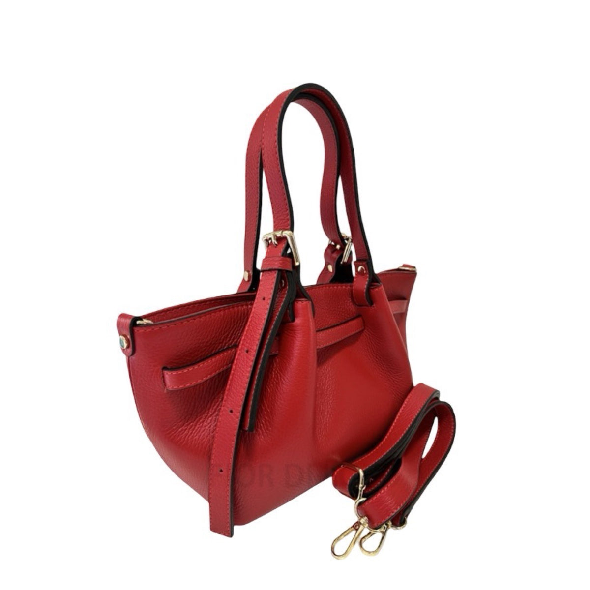 Luxury Italian Leather Medium Tote Bag – Made in Italy