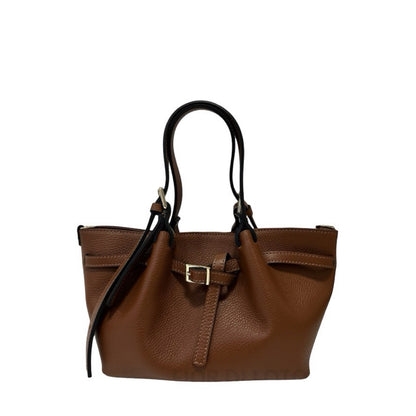 Luxury Italian Leather Medium Tote Bag – Made in Italy