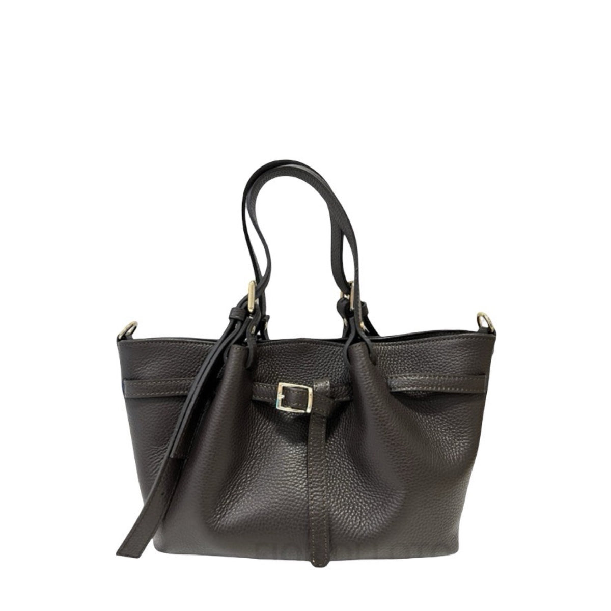 Luxury Italian Leather Medium Tote Bag – Made in Italy