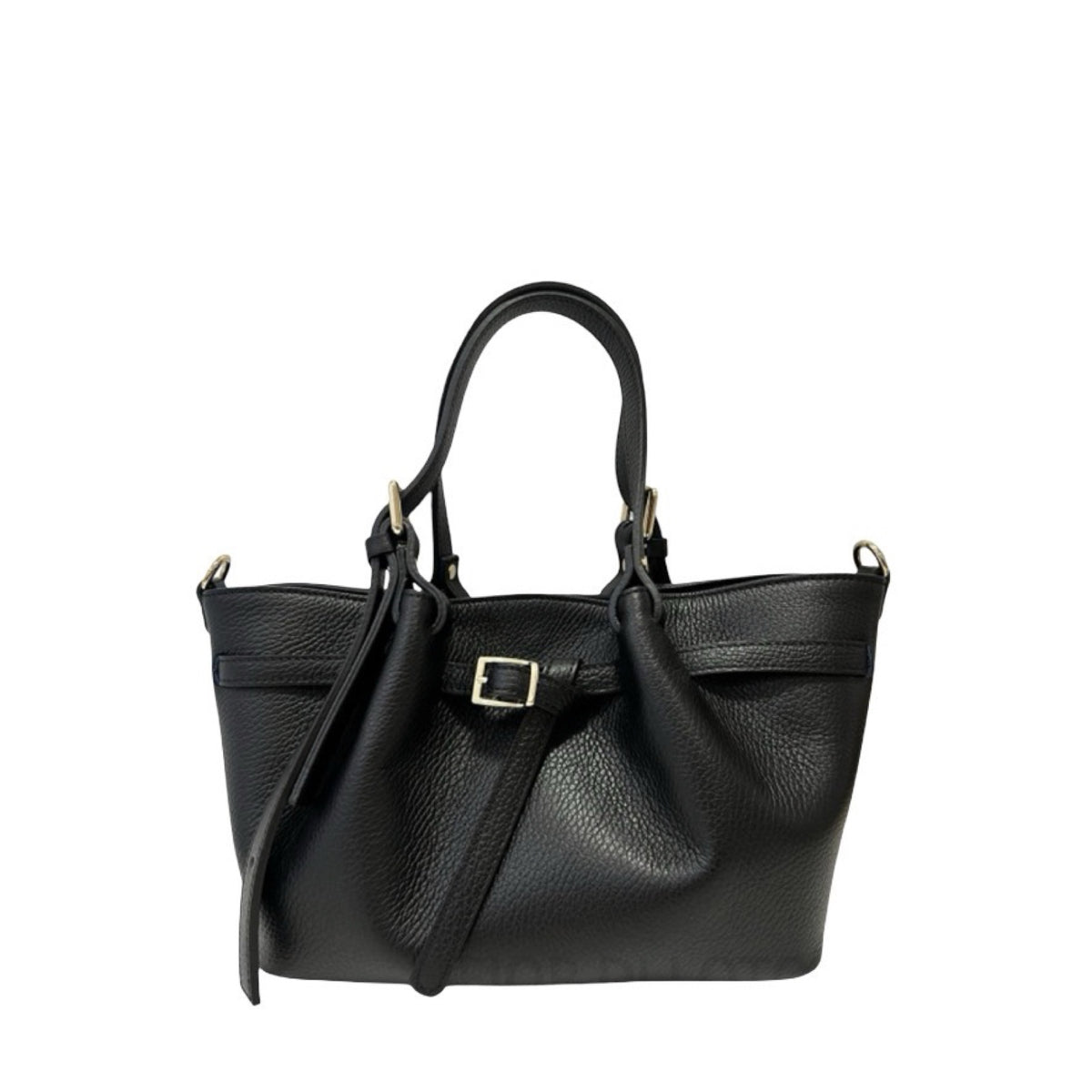 Luxury Italian Leather Medium Tote Bag – Made in Italy
