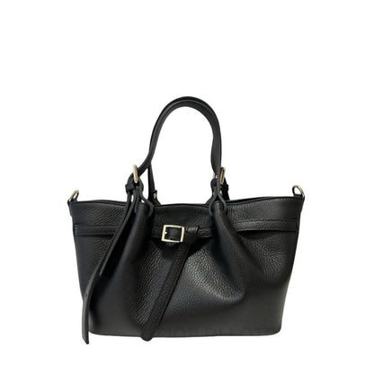 Luxury Italian Leather Medium Tote Bag – Made in Italy