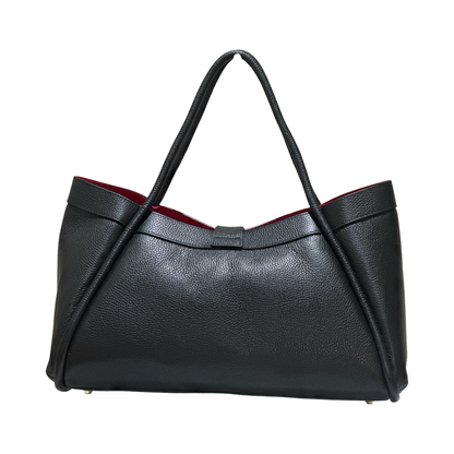 TFM Grande Oversized Leather Satchel Bag - Shoulder Bag for Women