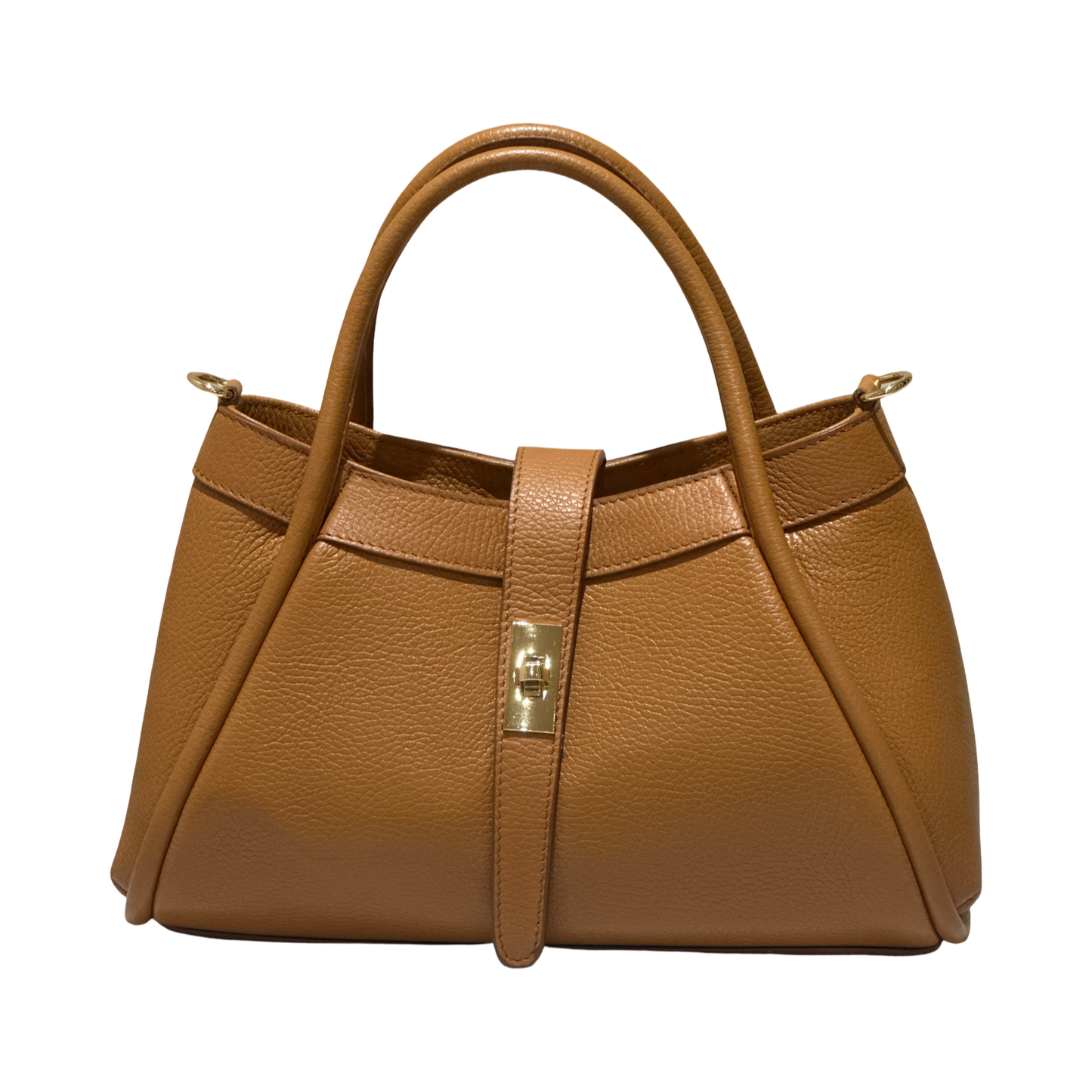 Teefamm Elegance Medium Leather Satchel - Shoulder Bag for Women