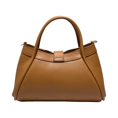 Teefamm Elegance Medium Leather Satchel - Shoulder Bag for Women