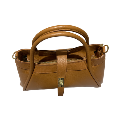 Teefamm Elegance Medium Leather Satchel - Shoulder Bag for Women