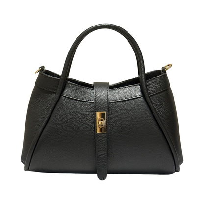 Teefamm Elegance Medium Leather Satchel - Shoulder Bag for Women