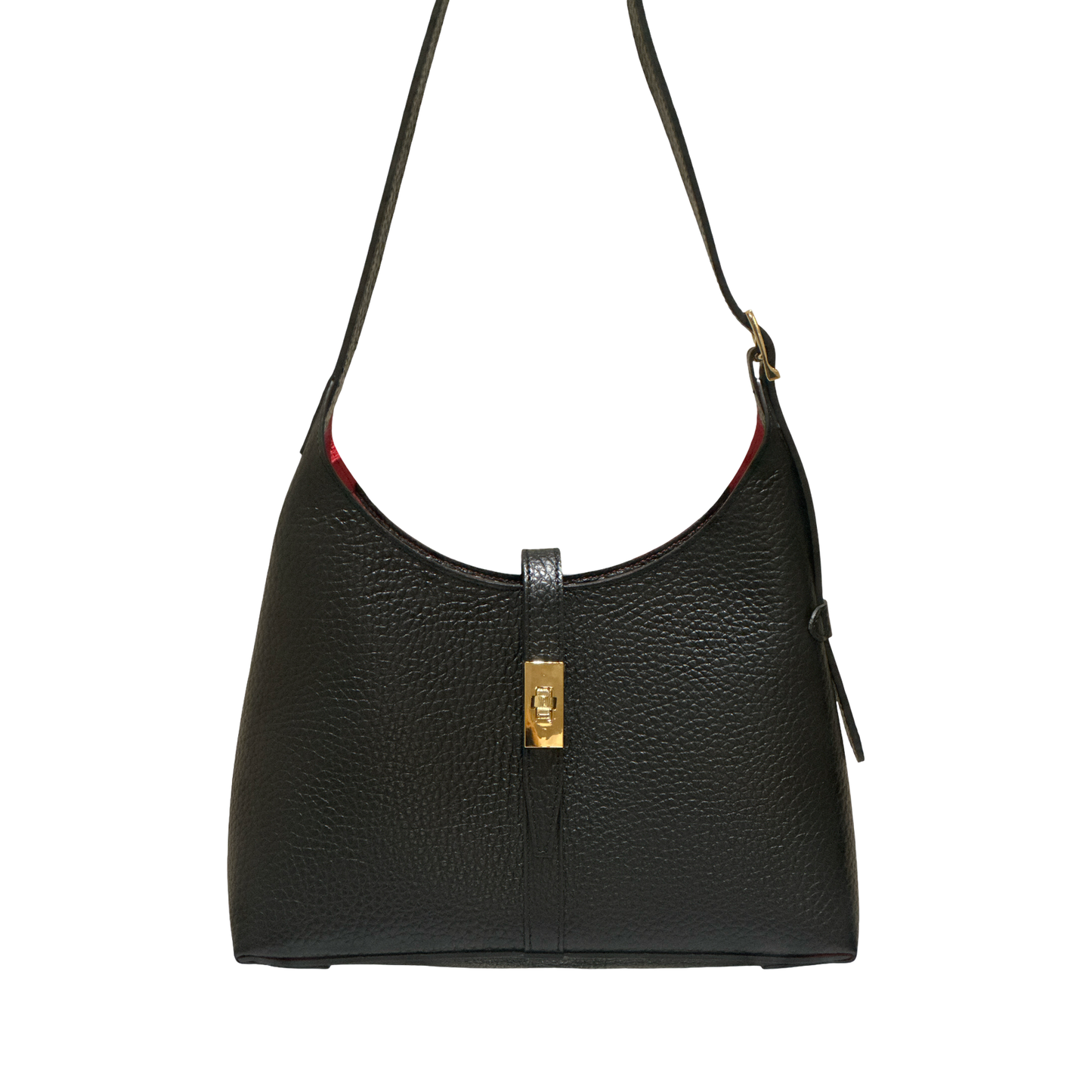 Teefamm Classic Hobo Medium Leather Shoulder Bag