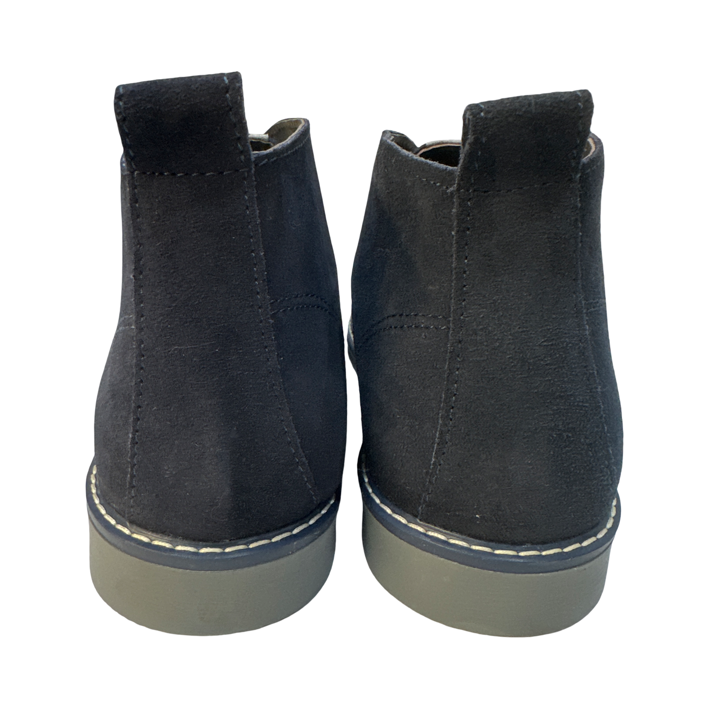Blue Suede Lace Up Desert Boots