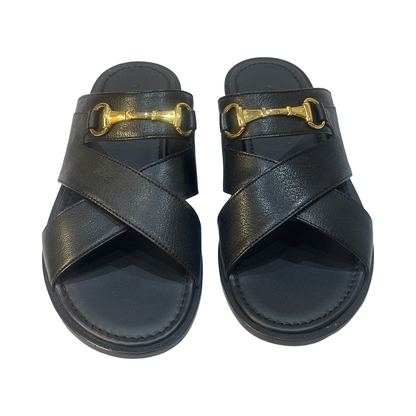 Crisscross Slip-On Sandals