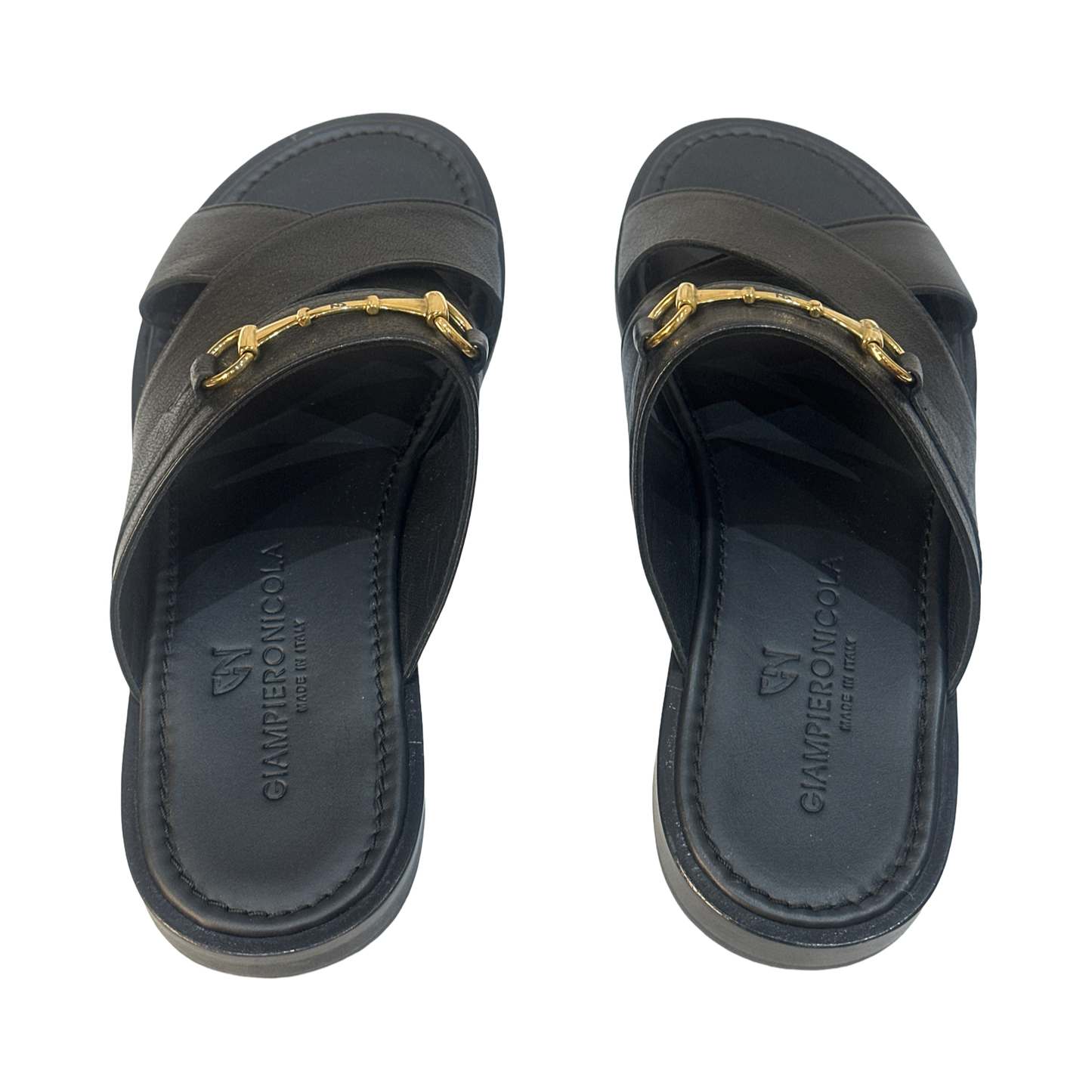 Crisscross Slip-On Sandals