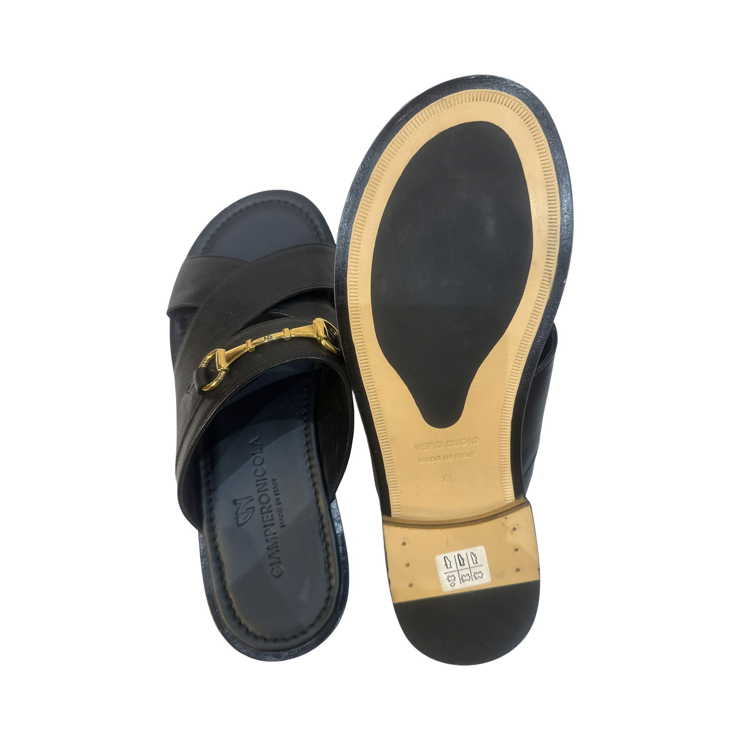 Crisscross Slip-On Sandals